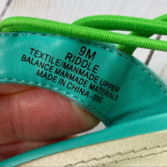 Impo Green and Yellow Strappy Sandals - Picture 7 of 8